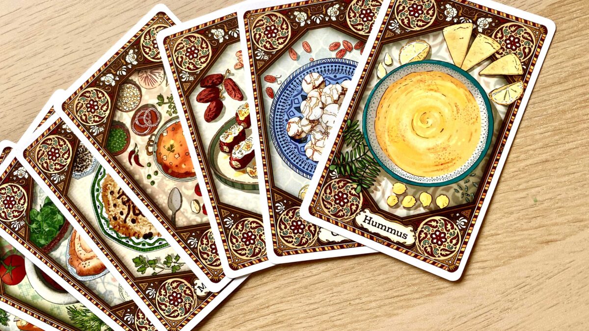 Mazzo di carte illustrate con ricette del progetto Carte in tavola.