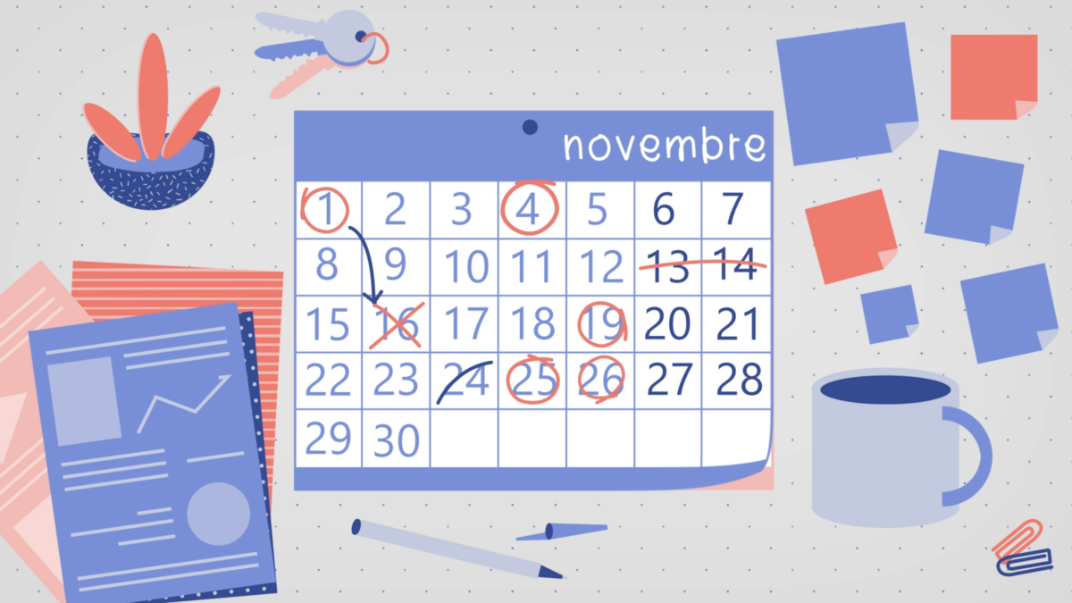 Calendario con manutenzioni programmate nel gestionale MMS sviluppato da SanVido per monitorare le macchine di produzione.