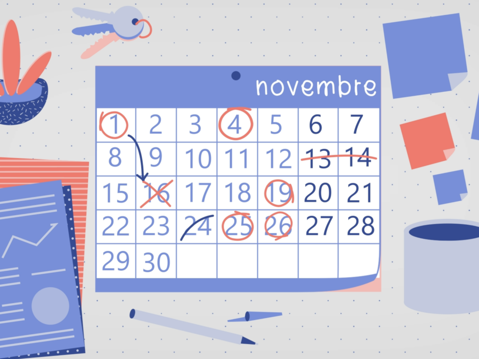 Calendario con manutenzioni programmate nel gestionale MMS sviluppato da SanVido per monitorare le macchine di produzione.