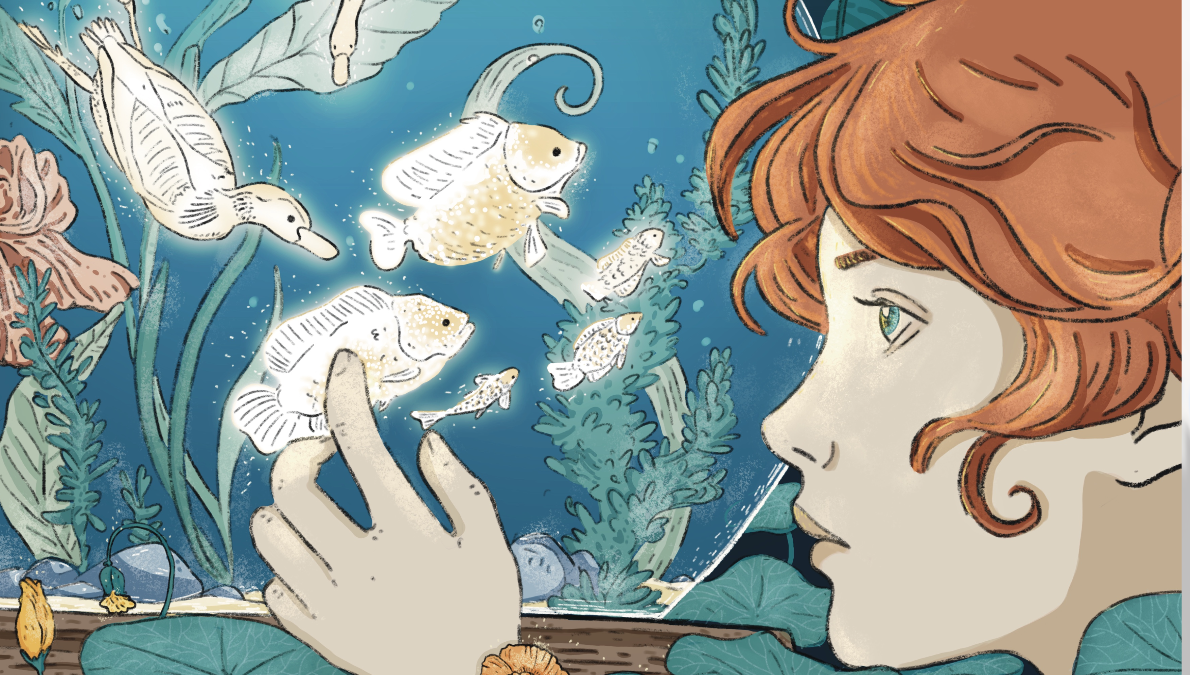 Dettaglio dell’illustrazione ispirata alla poesia “La pace delle cose selvagge” di Wendell Berry realizzata per il concorso La Poesia Illustrata