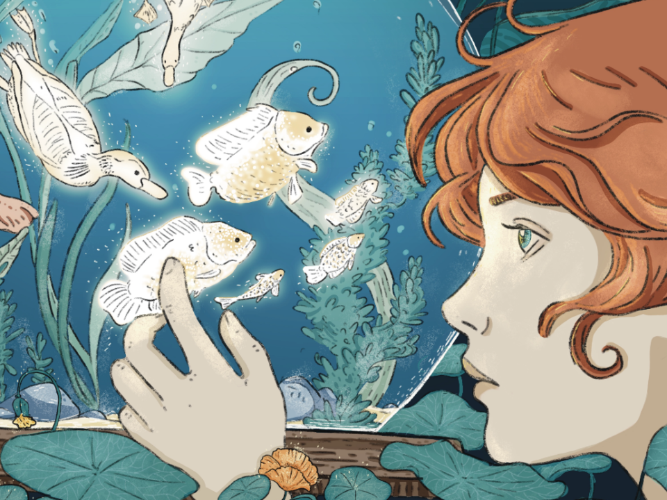 Dettaglio dell’illustrazione ispirata alla poesia “La pace delle cose selvagge” di Wendell Berry realizzata per il concorso La Poesia Illustrata